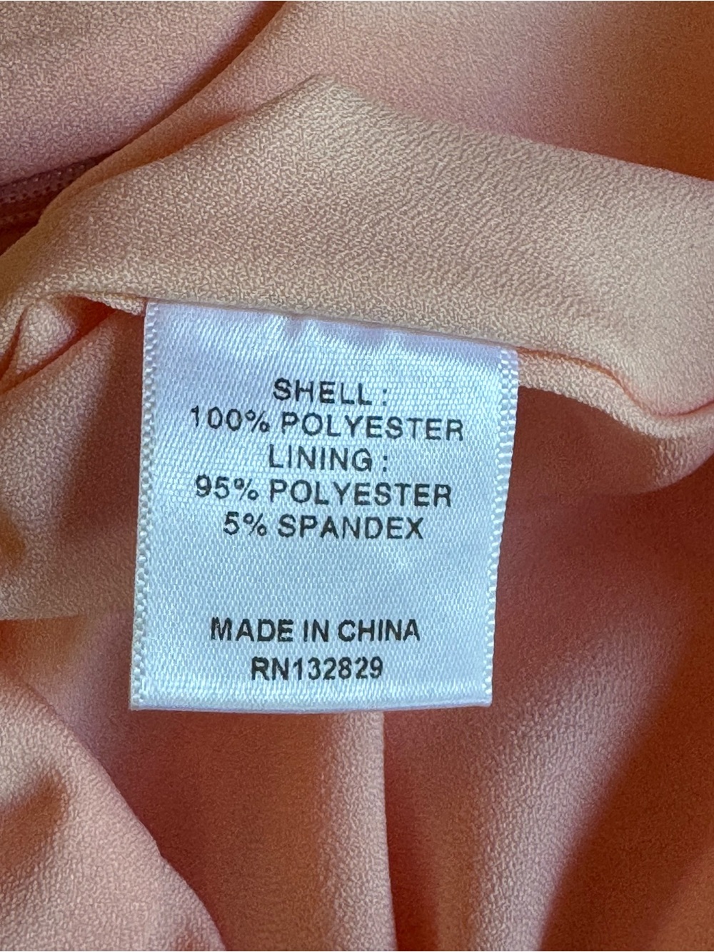 NBD Blush Peach Asymmetric Ruffle-Hem Mini Dress - Picture 8 of 9